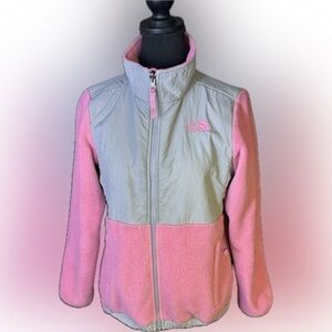 North Face Pink Windbreaker Girls Size L/G 15/16